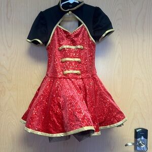 Bell Hop Costume with Matching Gold Hat